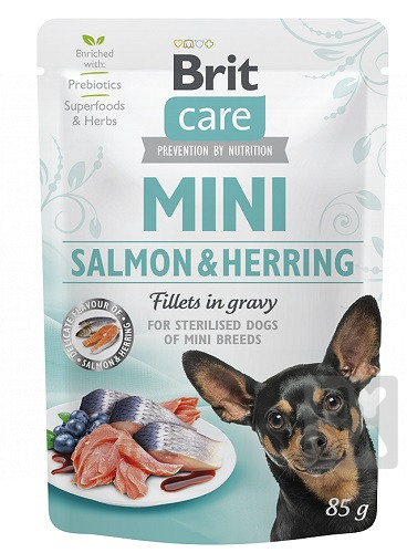 Brit care mini dog 85g Salmon a herring