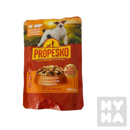 Propesko pes 100g kureci + hovezi