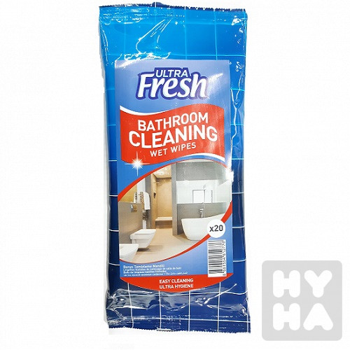 Ultra Fresh bathroom cleaning wet wipes 20ks