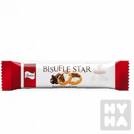 detail Bisufle star 60g Biscuit cocoa cream/24ks
