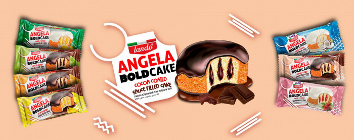detail Angela bold cake 50g/24ks Orange