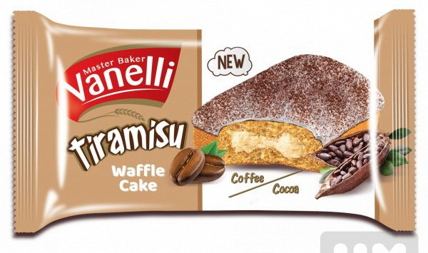 detail Vanelli Tiramisu waffle cake 40g/24ks