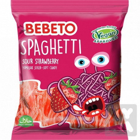 Bebeto spaghetti 80g jahoda