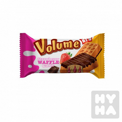 Volum waffle cake 45g strawberry
