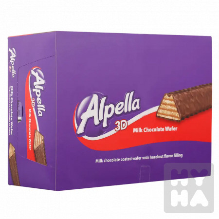detail Alpella 3D milk chocolate wafer
