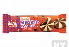 detail BIfa mosaic cookies s kakao cream 24x60g dvoubarevne