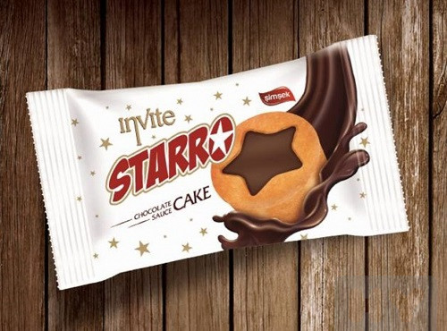 detail Invite Starro cake 40g Čokoláda