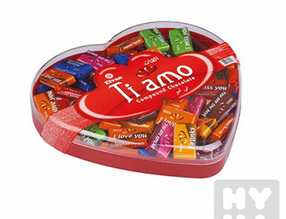 detail TIAMO cokolada srdce 400g