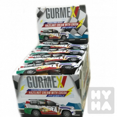 Gurmex 40g Sušenky v lískoořískovým krémem ve tvaru auta