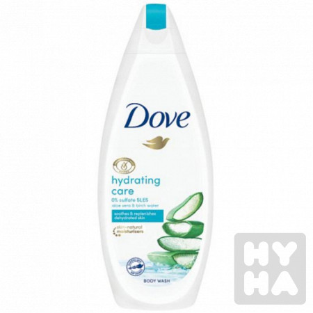 detail Dove sprchový gel 250ml Aloe vera s břízovou vodou