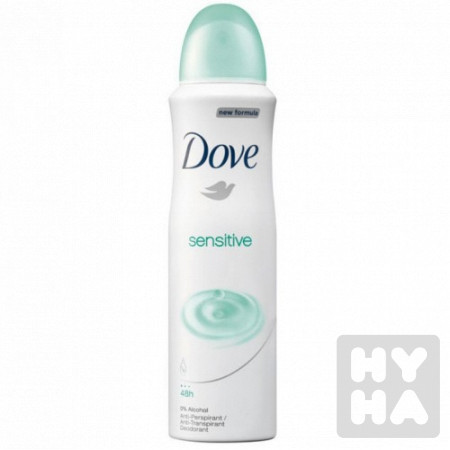 detail Dove deodorant 150ml Sensitive