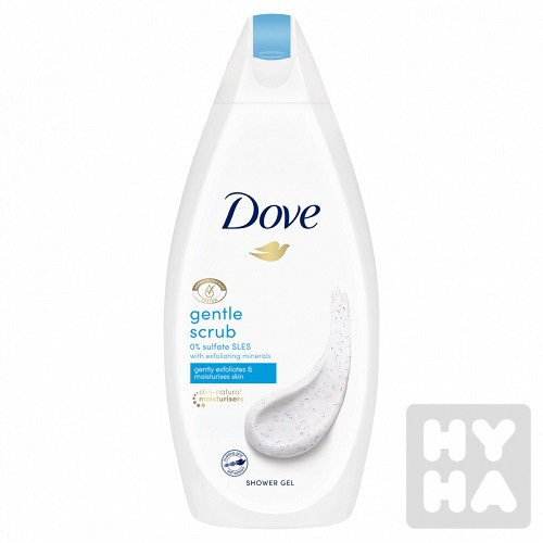 Dove sprchový gel 500ml Gentle scrub