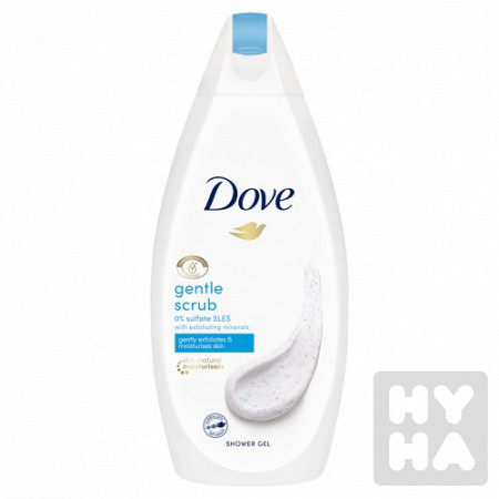 detail Dove sprchový gel 500ml Gentle scrub