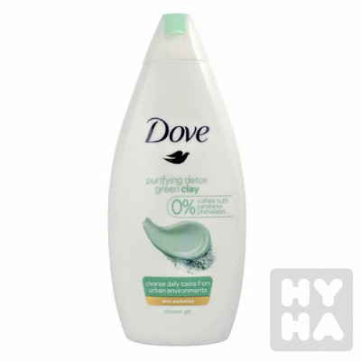 Dove sprchový gel 500ml Green clay