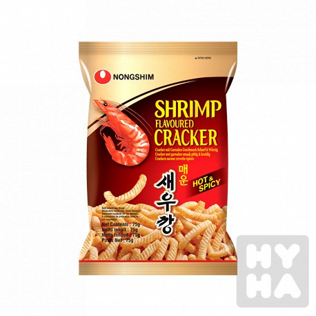 Nongshim shrimp cracker hot a spicy 75g