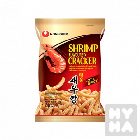 detail Nongshim shrimp cracker hot a spicy 75g