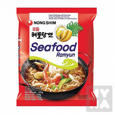 detail Nongshim seafood Ramyun 125g/20ks