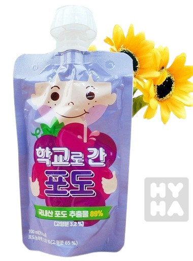 Korean juice 100ml Grape beverage