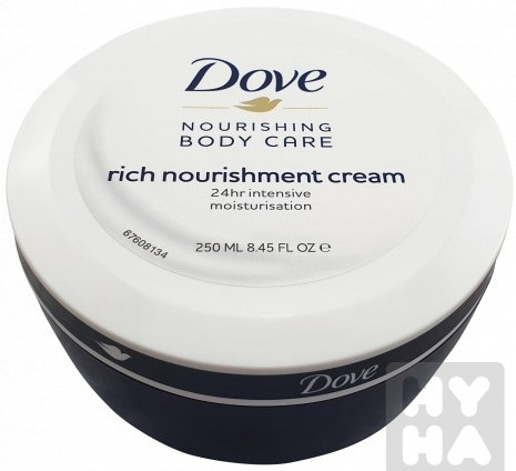 detail Dove 250ml body care cream