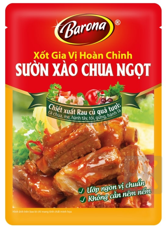 Barona 80g xot suon xao chua ngot