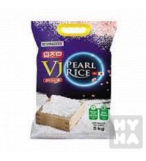 detail VJ pearl rice 5kg/gao Nhat xanh /6ks