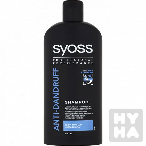 Syoss šampón 500ml Anti dandruff
