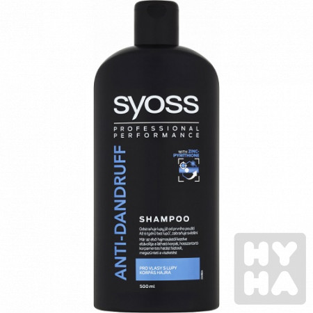 detail Syoss šampón 500ml Anti dandruff