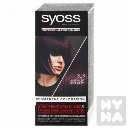 detail Syoss barva na vlasy 3-3