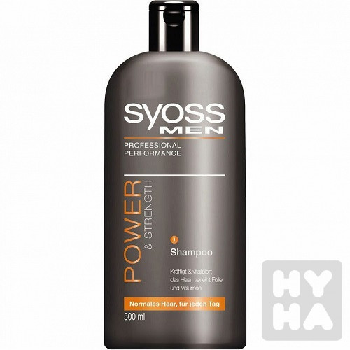 Syoss šampón 500ml Power & Strength