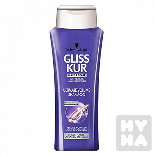 Gliss Kur šampón 250ml Ultimate volume