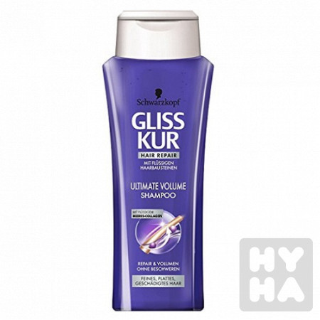 detail Gliss Kur šampón 250ml Ultimate volume