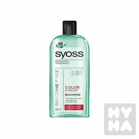 detail Syoss šampón 500ml Silicone free