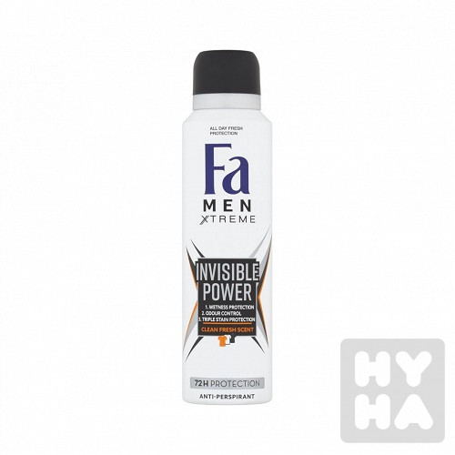 Fa deodorant 150ml Invisible power men