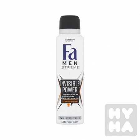 detail Fa deodorant 150ml Invisible power men
