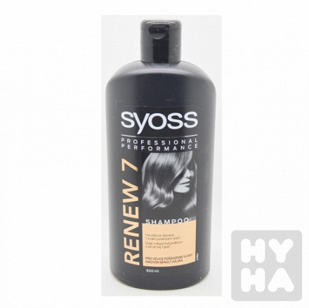 detail Syoss šampón 500ml Renew 7