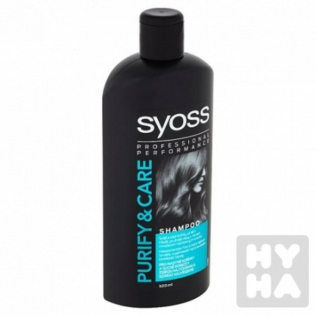 detail Syoss šampón 500ml Purify & Care