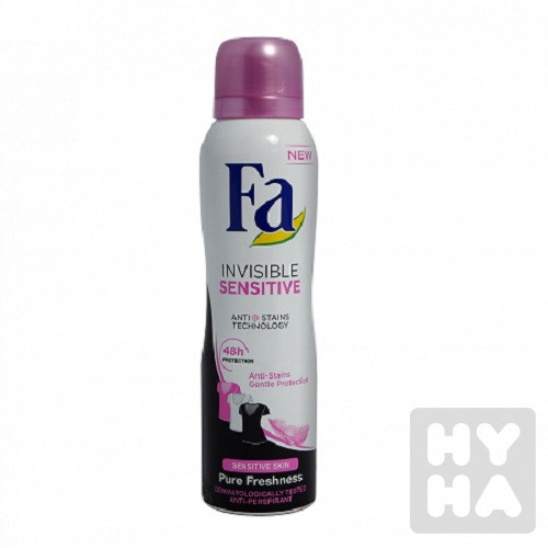 Fa deodorant 150ml Invisible sensitive woman