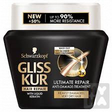 detail Gliss Kur maska na vlasy 300ml Ultimate repair