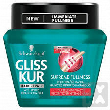 detail Gliss Kur maska na vlasy 300ml Supreme fullness