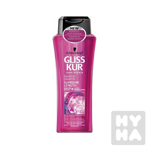 Gliss šampón 250ml Supreme length