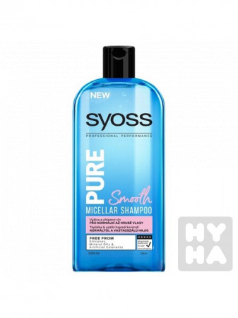 detail Syoss šampón 500ml Pure smooth