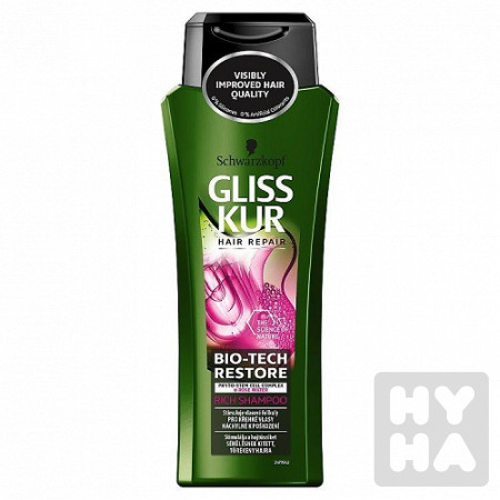 detail Gliss Kur šampón 250ml Bio-tech restore