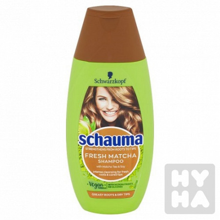 detail Schauma šampón 250ml Fresh matcha
