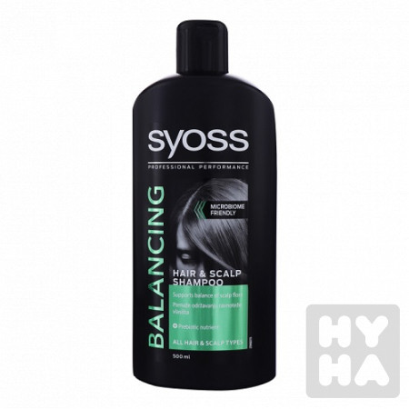 detail Syoss šampón 500ml Balancing
