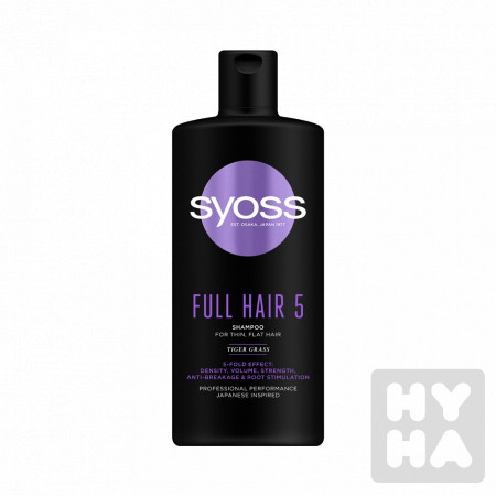 detail Syoss šampón 440ml Full Hair 5