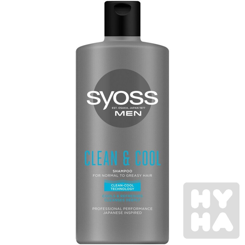 Syoss sampon 440ml clean a cool