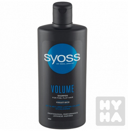 detail Syoss šampón 440ml Volume