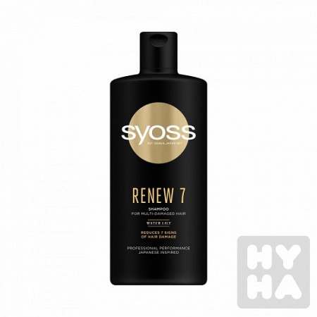 detail Syoss šampón 440ml Renew 7