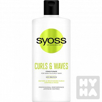 Syoss balzam 440ml Curls a waves