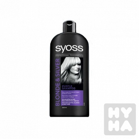 detail Syoss šampón 500ml Blonde & silver